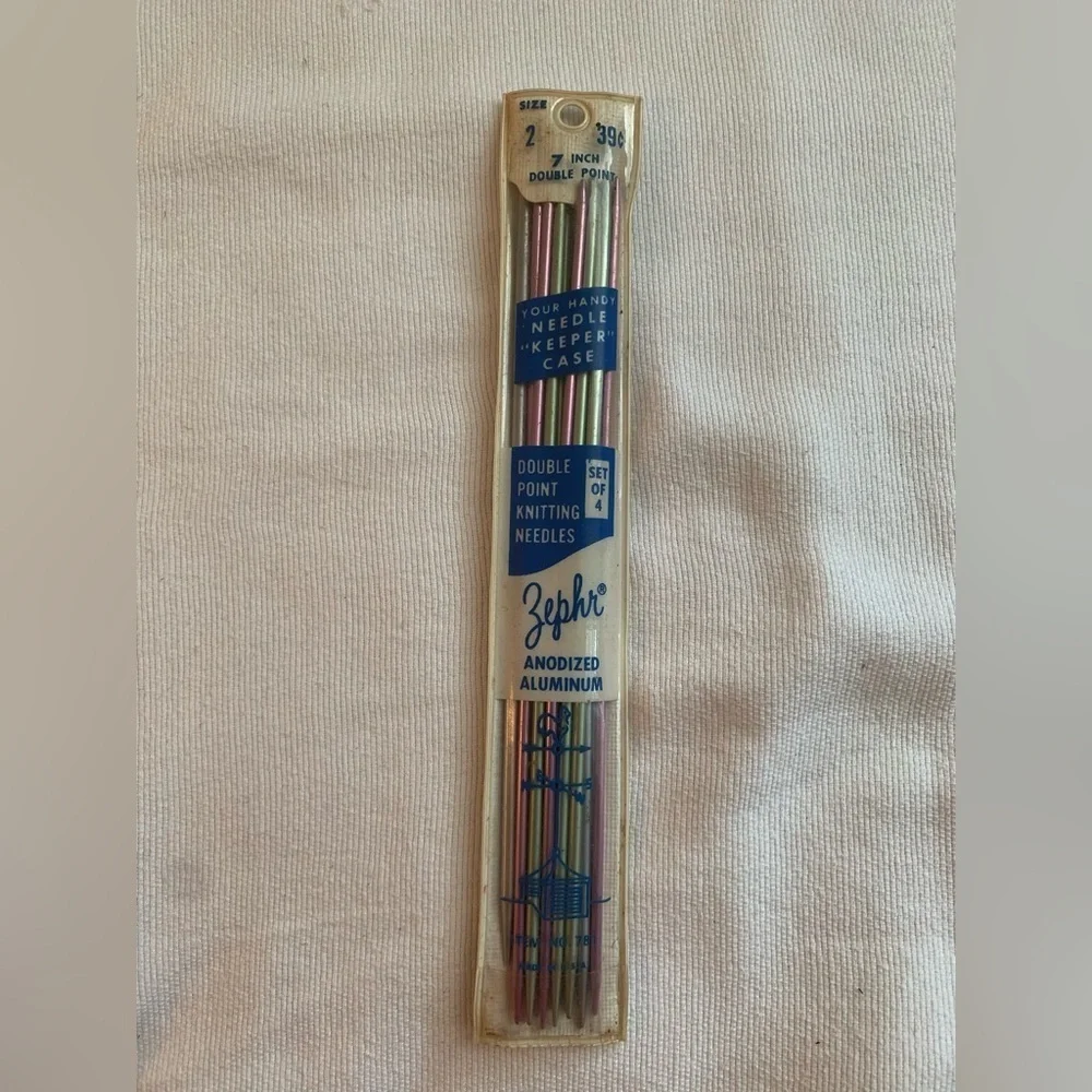 Vintage Susan Bates Double Pointed Knitting Needles